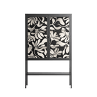Prima Flora - Loft Cabinet - Amy Suther - Antracite - Clear glass