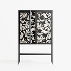 Prima Flora - Loft Cabinet - Amy Suther - Antracite - Clear glass