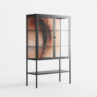 Glow - Loft Cabinet - Nadia Ryder - Antracite - Clear glass