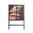 Teeth - Loft Cabinet - Nadia Ryder - Antracite - Clear glass