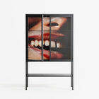 Teeth - Loft Cabinet - Nadia Ryder - Antracite - Clear glass