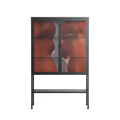 The Art Of Kissing 2 - Loft Cabinet - Nadia Ryder - Antracite - Clear glass