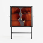 The Art Of Kissing 2 - Loft Cabinet - Nadia Ryder - Antracite - Clear glass