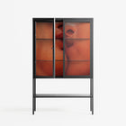 The Art Of Kissing - Loft Cabinet - Nadia Ryder - Antracite - Clear glass