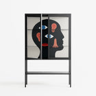 Désordre_Intérieur - Loft Cabinet - David Vanadia - Antracite - Clear glass