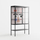 Équilibré - Loft Cabinet - David Vanadia - Antracite - Clear glass