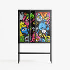 All The Good Guys - Loft Cabinet - Craig Watkins - Antracite - Clear glass