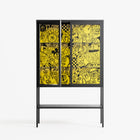 What a Mess - Loft Cabinet - Craig Watkins - Antracite - Clear glass