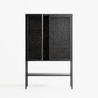 The Single Color - Loft Cabinet - Craig Watkins - Antracite - Clear glass