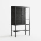 The Single Color - Loft Cabinet - Craig Watkins - Antracite - Clear glass