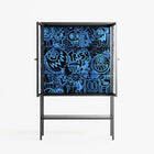 The Blue Line - Loft Cabinet - Craig Watkins - Antracite - Clear glass