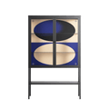 Entrance - Loft Cabinet - Oluwasheyi Adebayo - Antracite - Clear glass