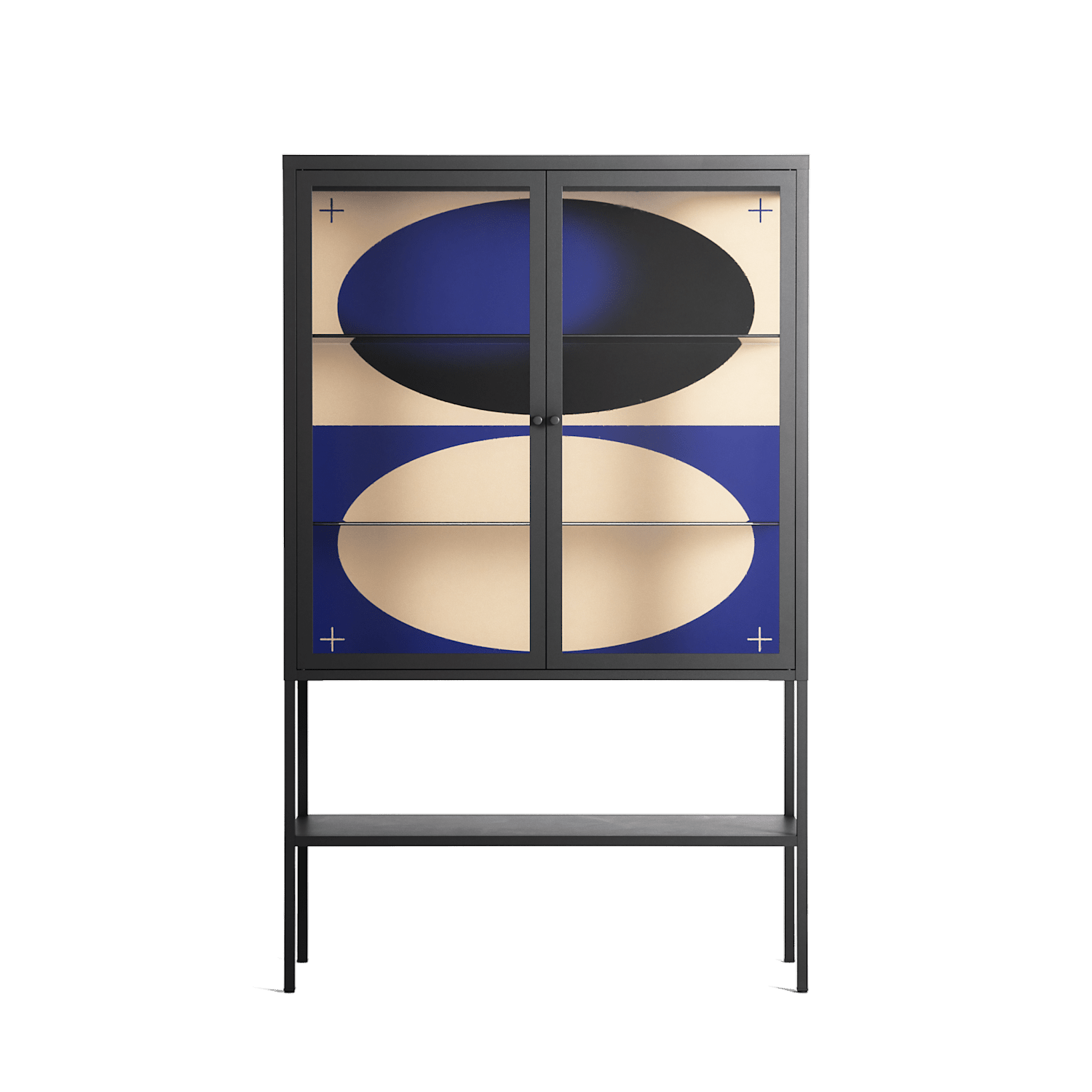 Entrance - Loft Cabinet - Oluwasheyi Adebayo - Antracite - Clear glass