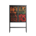 Hours - Loft Cabinet - Oluwasheyi Adebayo - Antracite - Clear glass