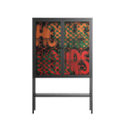 Hours - Loft Cabinet - Oluwasheyi Adebayo - Antracite - Clear glass