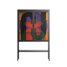 JJ - Loft Cabinet - Oluwasheyi Adebayo - Antracite - Clear glass