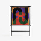 JJ - Loft Cabinet - Oluwasheyi Adebayo - Antracite - Clear glass