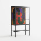JJ - Loft Cabinet - Oluwasheyi Adebayo - Antracite - Clear glass