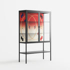 Parallel Mirage - Loft Cabinet - Oluwasheyi Adebayo - Antracite - Clear glass