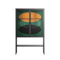Soul Split - Loft Cabinet - Oluwasheyi Adebayo - Antracite - Clear glass
