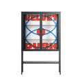 Velvet Dusk - Loft Cabinet - Oluwasheyi Adebayo - Antracite - Clear glass