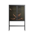 Friday Night Rituals - Loft Cabinet - Kristin Eriksson - Antracite - Clear glass