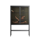 Friday Night Rituals - Loft Cabinet - Kristin Eriksson - Antracite - Clear glass