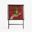 Pickles - Loft Cabinet - Kristin Eriksson - Antracite - Clear glass