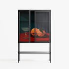 Bubbles & Oranges - Loft Cabinet - Kristin Eriksson - Antracite - Clear glass