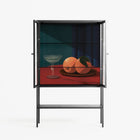 Bubbles & Oranges - Loft Cabinet - Kristin Eriksson - Antracite - Clear glass