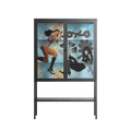 Day Dream - Loft Cabinet - Sophie Goudman-Peachey - Antracite - Clear glass