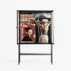 Where We Belong - Loft Cabinet - Sophie Goudman-Peachey - Antracite - Clear glass