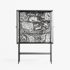 Flight Of Fancy - Loft Cabinet - Diana Catchpole - Antracite - Clear glass