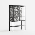 Flight Of Fancy - Loft Cabinet - Diana Catchpole - Antracite - Clear glass