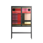 Harmonic - Loft Cabinet - Rikki Hewitt - Antracite - Clear glass