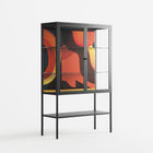 Swift - Loft Cabinet - Rikki Hewitt - Antracite - Clear glass