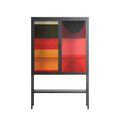 Turnstile - Loft Cabinet - Rikki Hewitt - Antracite - Clear glass
