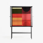 Turnstile - Loft Cabinet - Rikki Hewitt - Antracite - Clear glass