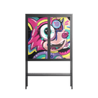 HappyFe - Loft Cabinet - Maddalena Fanfani - Antracite - Clear glass