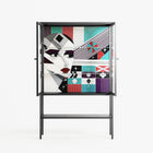 The Dessolution - Loft Cabinet - Mathilda Kienast - Antracite - Clear glass