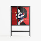 Unseen In Plain Sight - Loft Cabinet - Mathilda Kienast - Antracite - Clear glass