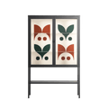 Curious Creatures - Loft Cabinet - Ethan Fender - Antracite - Clear glass