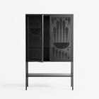 Black Fern - Loft Cabinet - Konrad Blaszczyk - Antracite - Overlay Glass