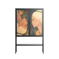 Twins - Loft Cabinet - Raissa Oltmanns - Antracite - Overlay Glass