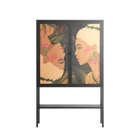 Twins - Loft Cabinet - Raissa Oltmanns - Antracite - Overlay Glass