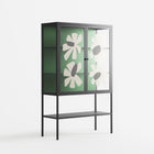 No Stress - Loft Cabinet - Magdalena Marchocka - Antracite - Overlay Glass