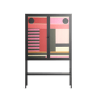 Harmonic - Loft Cabinet - Rikki Hewitt - Antracite - Overlay Glass