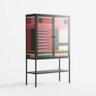 Harmonic - Loft Cabinet - Rikki Hewitt - Antracite - Overlay Glass