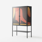 Swift - Loft Cabinet - Rikki Hewitt - Antracite - Overlay Glass