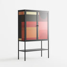 Turnstile - Loft Cabinet - Rikki Hewitt - Antracite - Overlay Glass
